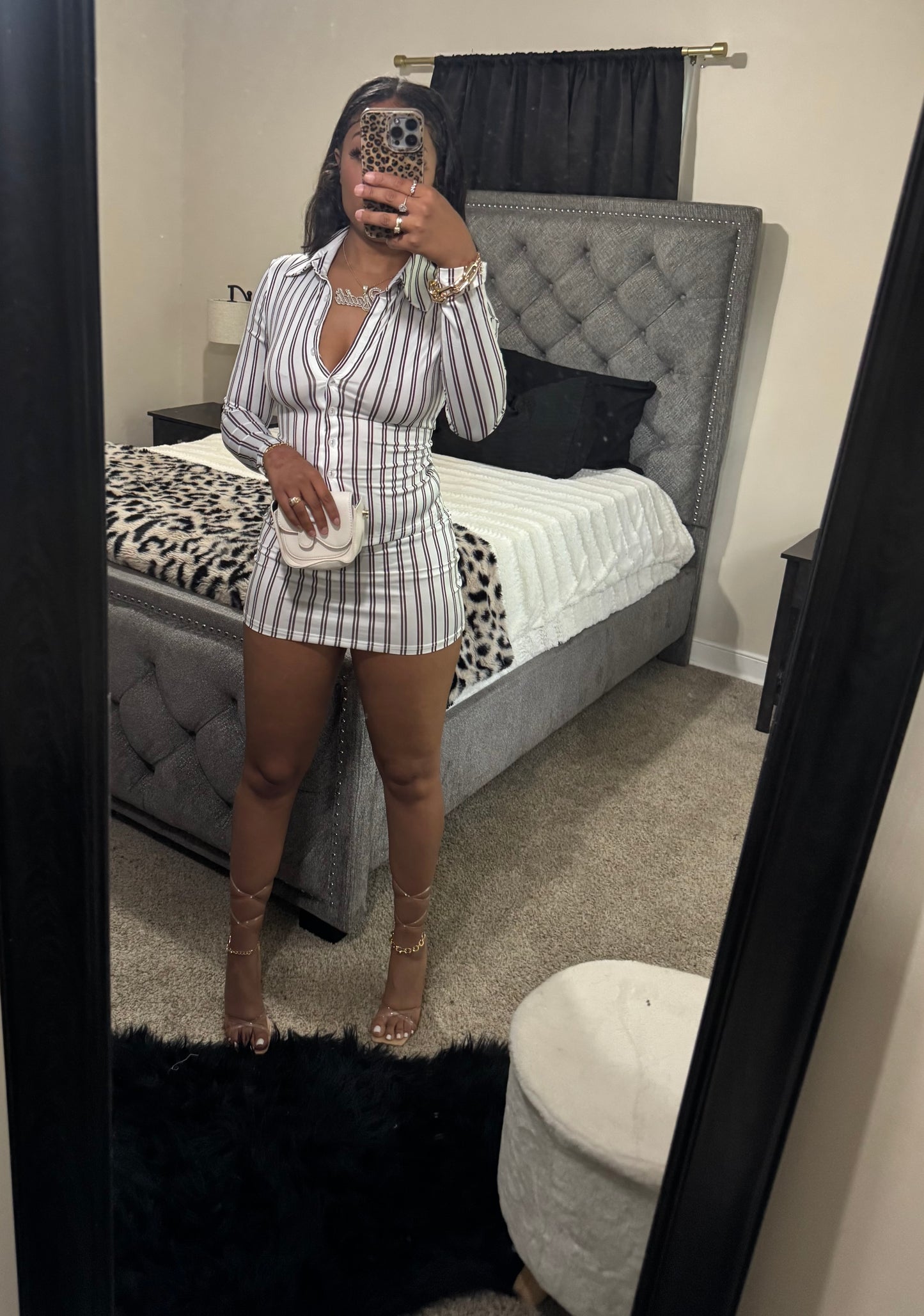 White Chic Skirt Set