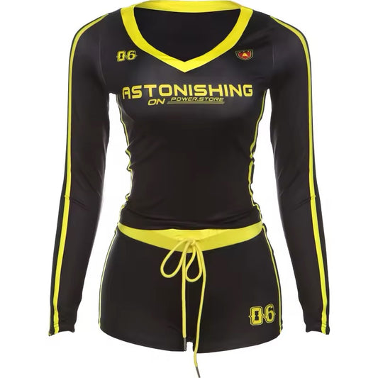 BLACK ASTONISHING TWO PIECE SET