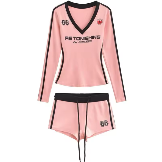 PINK ASTONISHING TWO PIECE SET