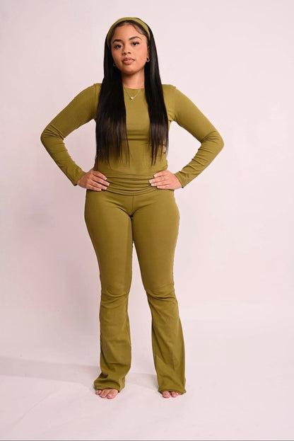 PREORDER Soft Fall 3 Piece Set (Olive)