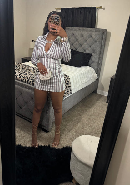 White Chic Skirt Set