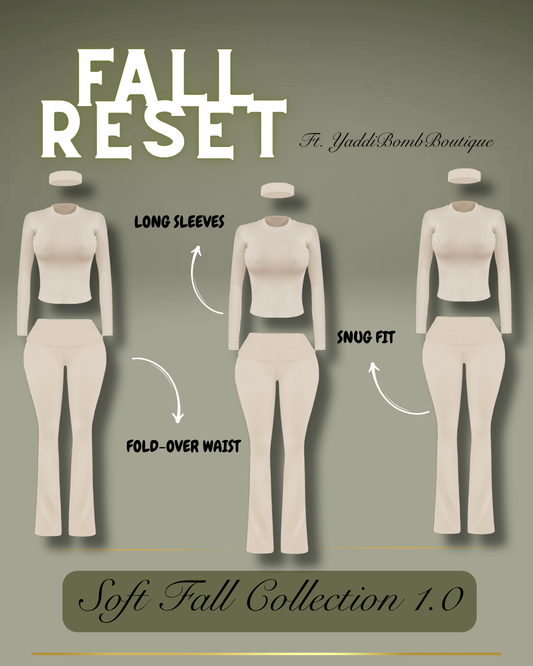 PREORDER Soft Fall 3 Piece Set (Cream)