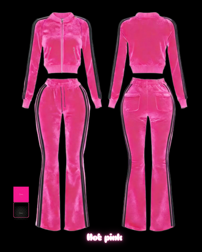 Hot Pink Velour Set (PREORDER)