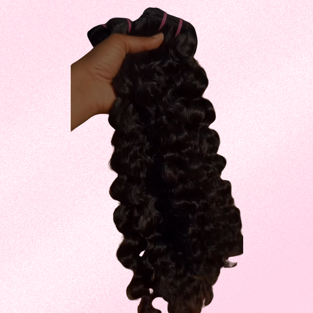 Raw Vietnamese Deep Curly Single Bundles